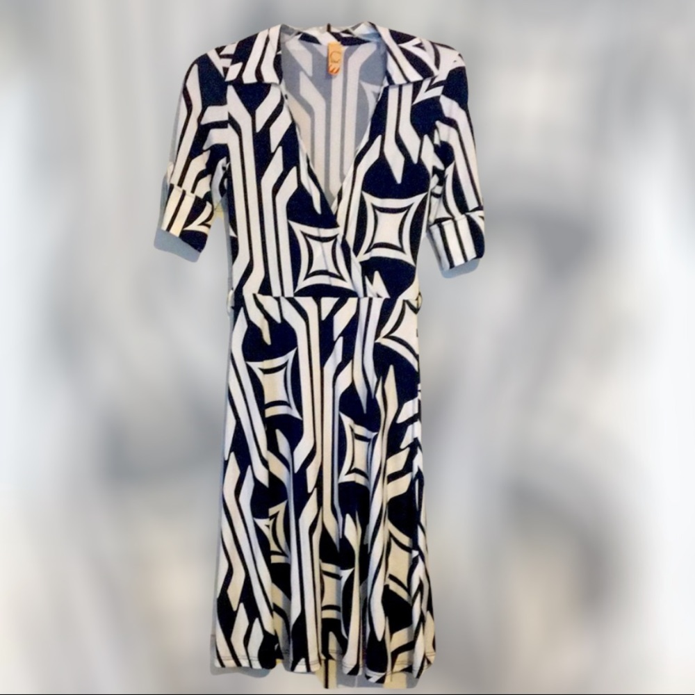 Retro vintage wrap dress size Small